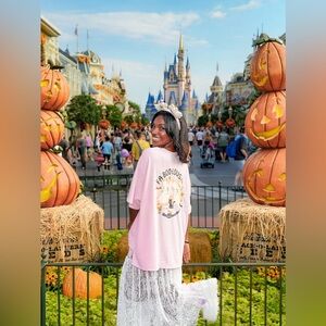 Disney Halloween Pink Ghost T-Shirt